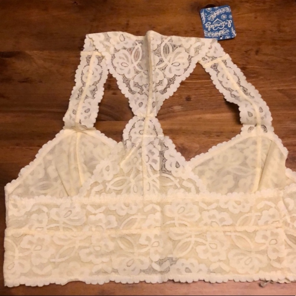 Free People Intimately Galloon Lace Razorback Bra - Picture 4 of 9